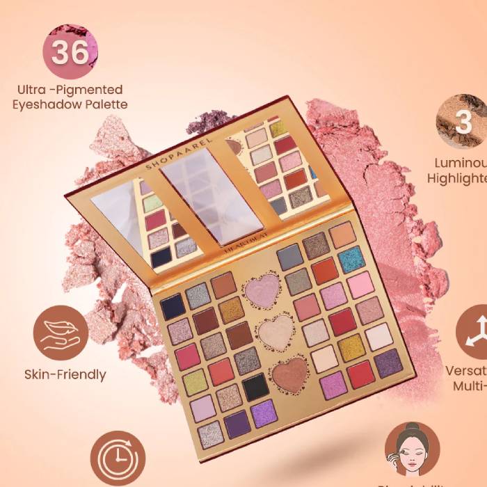 Heartbeat Eyeshadow & Highlighter Palette